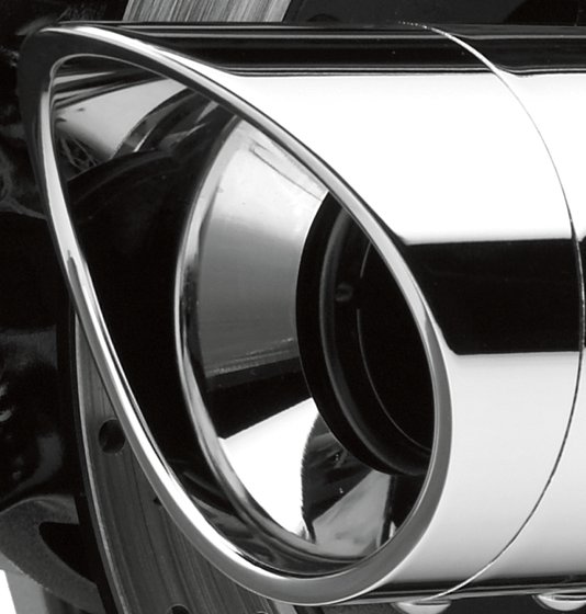 COBRA scalloped billet exhaust tips