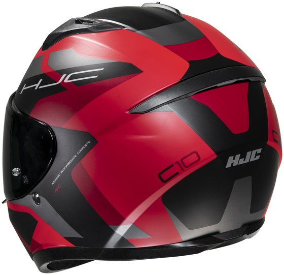 HJC helmet c10 tins red/black mc1sf