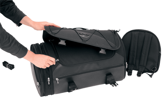 SADDLEMEN deluxe rack bag textile black