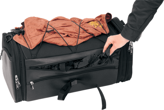 SADDLEMEN deluxe rack bag textile black