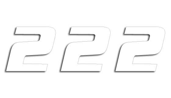 BLACKBIRD RACING "number plate graphics - white pack"