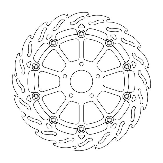 M112177 MOTO-MASTER floating disc brake