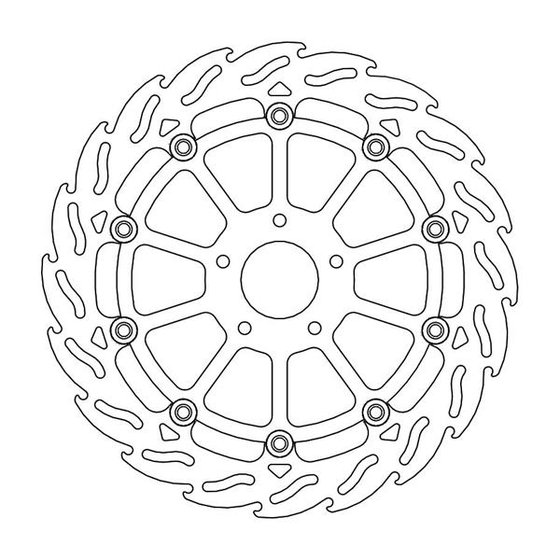 M112177 MOTO-MASTER floating disc brake