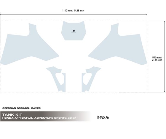 UNIRACING scratch saver tank