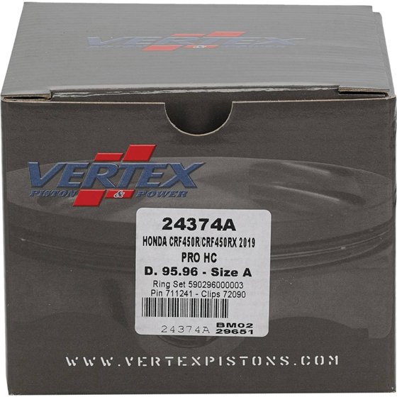 24374 Vertex forged high compression piston kit