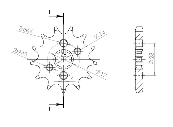 61202-14 Supersprox supersprox / jt front sprocket 277.14