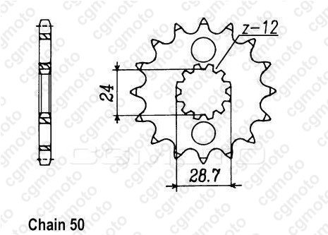 KK042 REGINA regina 136 zrt 110 replacement chain kit