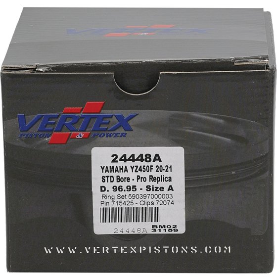 24448 Vertex forged replica piston kit