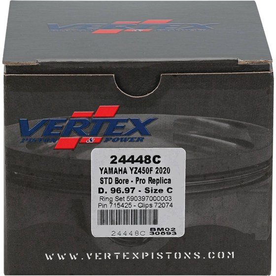 24448 Vertex forged replica piston kit