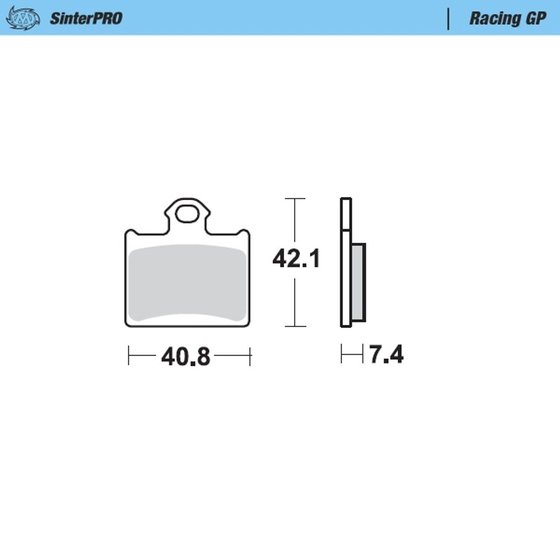 096712 MOTO-MASTER racing brake pads