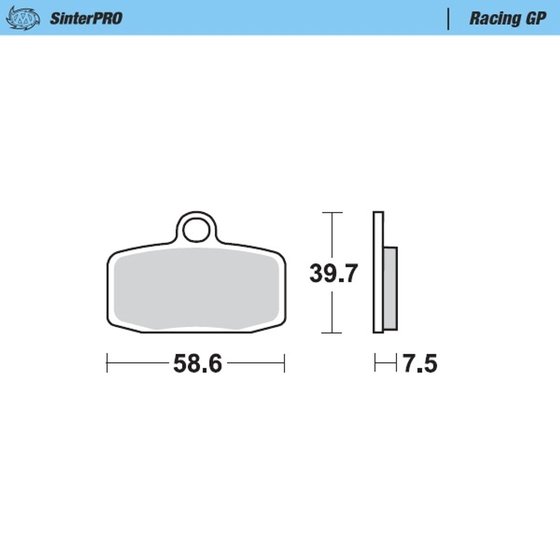 097412 MOTO-MASTER racing brake pads