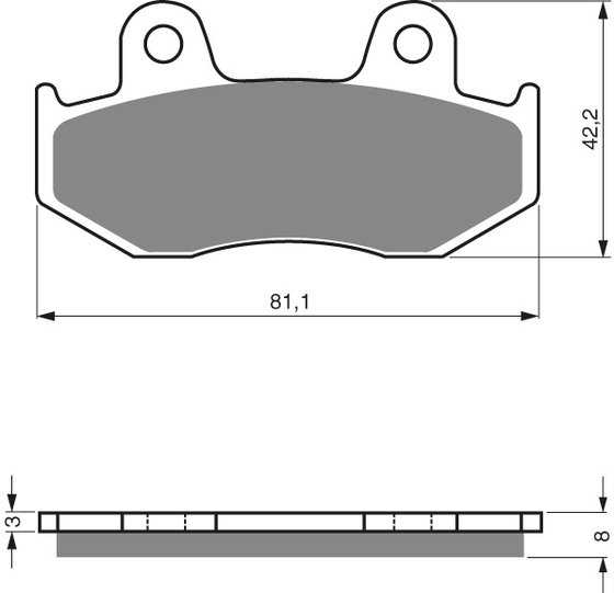 48-12-033-3 Goldfren goldfren brake pads 033 ceramic carbon s3