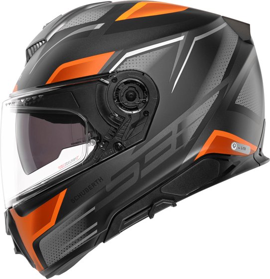 Schuberth s3 storm matt orange