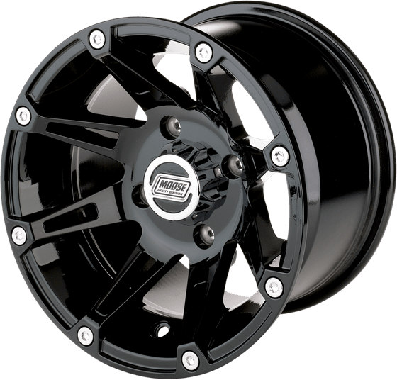 387MO128156GB4 MOOSE UTILITY DIVISION 387b 12x8 wheel with 4/156 bolt pattern and 4+4 offset