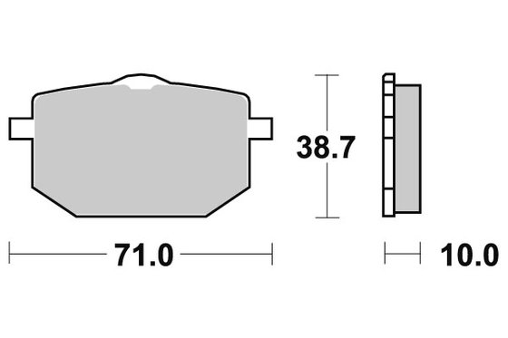 6565960 DOPPLER sbs brakepads ceramic