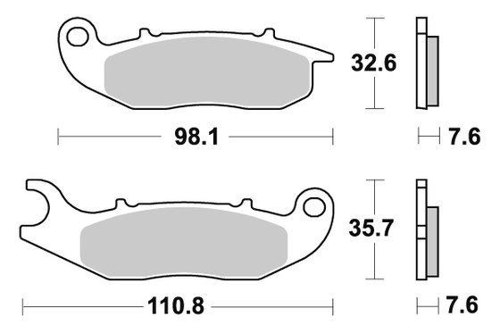 23-859HF SBS sbs brakepads ceramic