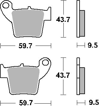 777HF SBS brake pads