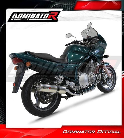 YA016DFSST Dominator full exhaust system collector silencer st + db killer