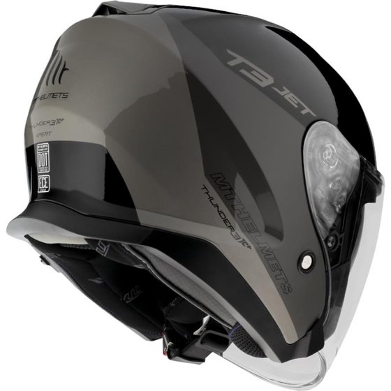 MT HELMETS open face jet helmet with visor and sun shield