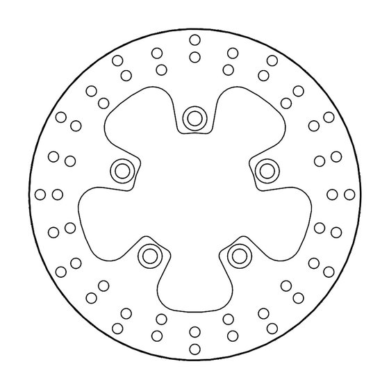 235-110451 MOTO-MASTER moto-master halo brakedisc rear suzuki: gs600f/650f/1200f bandit, gsx600f/750f