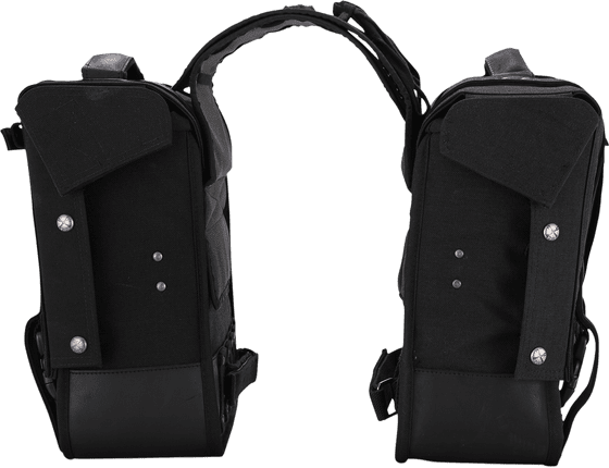 BURLY BRAND saddlebag throwover black