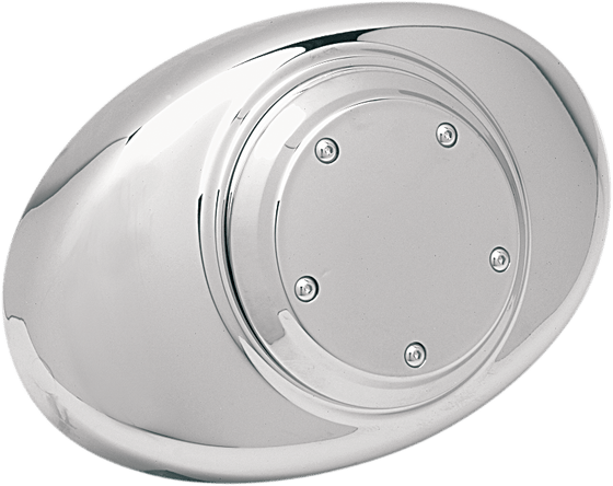 DRAG SPECIALTIES domed air cleaner cover with chrome insert