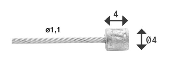 ELVEDES CABLE SYSTEMS B.V. stainless steel derailleur cable