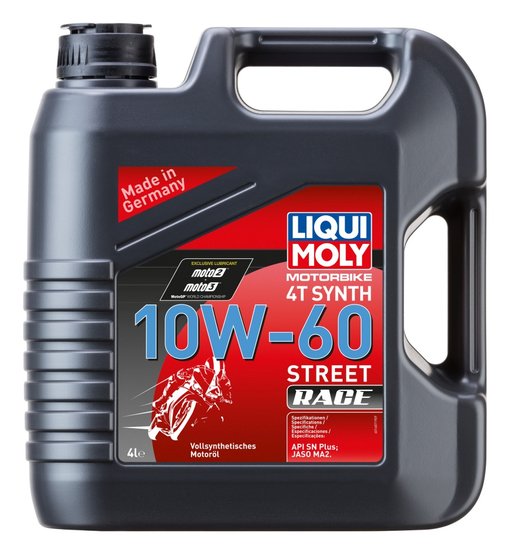 LIQUI MOLY 4t synt 10w-60 str r 4l engine oil