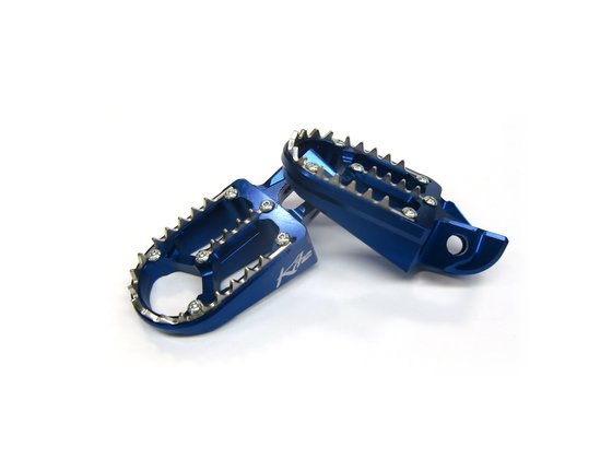 29.230.0.BL KITE aluminum footpegs in blue for ktm/hva