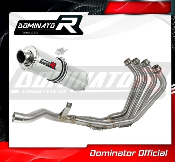 YA050DST-S Dominator exhaust full system silencer round