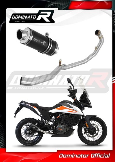 KT062DCBL-S Dominator exhaust full system silencer gp1 black