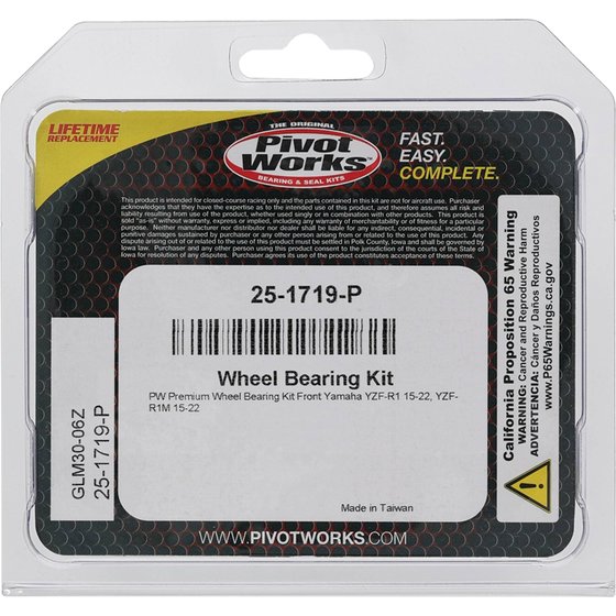 25-1719 All Balls wheel bearing kit front