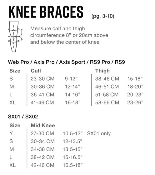 EVS rs9 knee brace