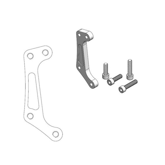 211099 MOTO-MASTER brake caliper relocation bracket