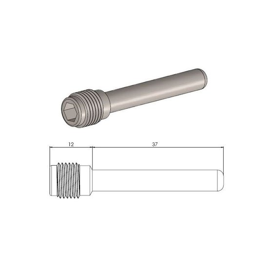 213031 MOTO-MASTER brake pad pin replacement