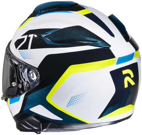 HJC helmet rpha 71 hapel white/fluo yellow mc3h