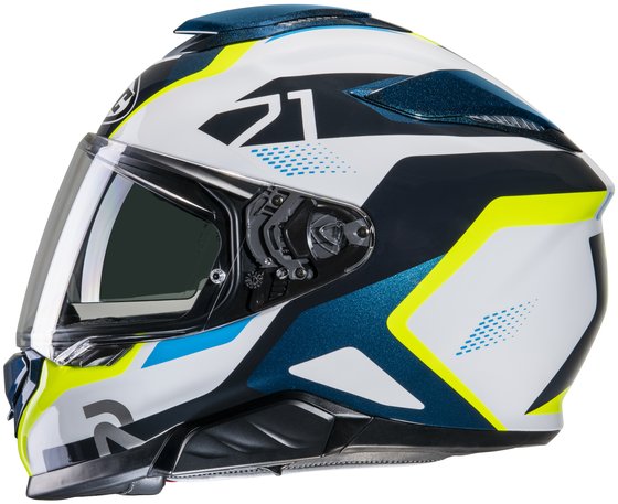 HJC helmet rpha 71 hapel white/fluo yellow mc3h