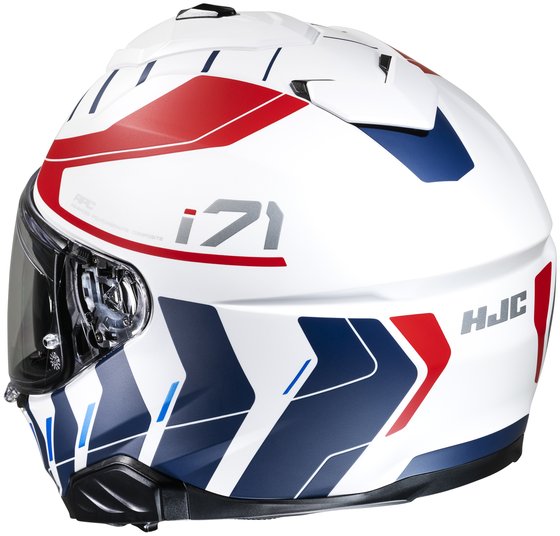 HJC helmet i71 simo white/blue mc21sf