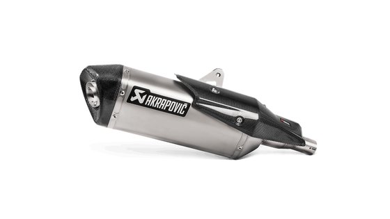 S-H7SO4-HRT AKRAPOVIC slip-on line muffler with titanium carbon end cap