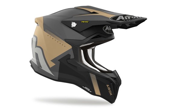 AIROH helmet strycker blazer gold matt