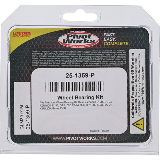 25-1359 All Balls wheel bearing kit rear