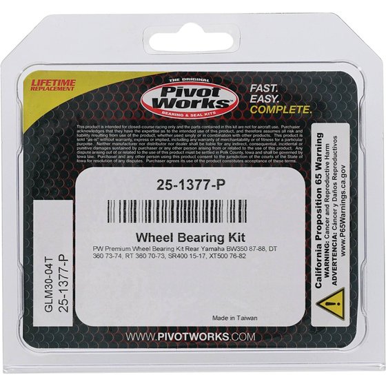 25-1377 All Balls wheel bearing kit rear