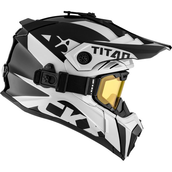 CKX helmet + goggles titan airflow extra ivory