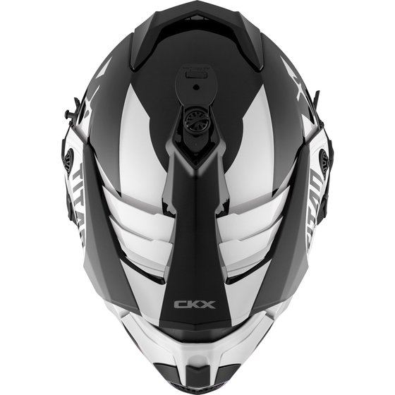 CKX helmet + goggles titan airflow extra ivory