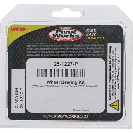 25-1227 All Balls wheel bearing kit rear