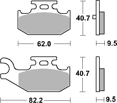 816SI SBS brake pads