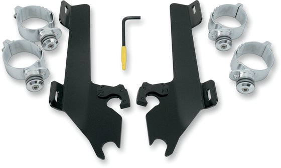 MEK1928 MEMPHIS SHADES METRIC mounting kit for batwing fairing - black