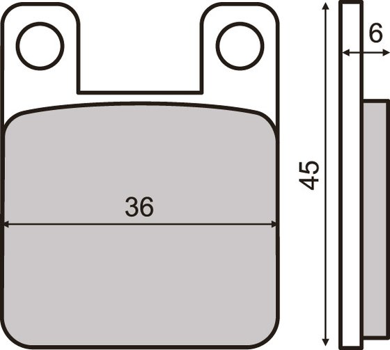 Tec-X brake pads, front / rear