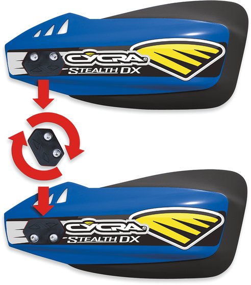 CYCRA stealth dx handguard racer pack - blue