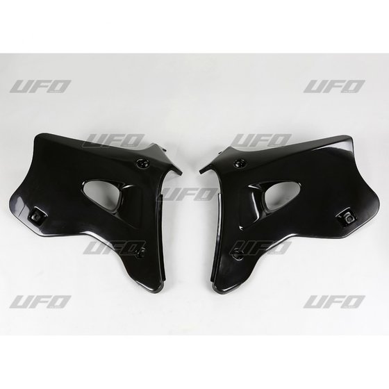 KA02768#001 UFO black radiator covers for kawasaki kx125/250 (1994-8)